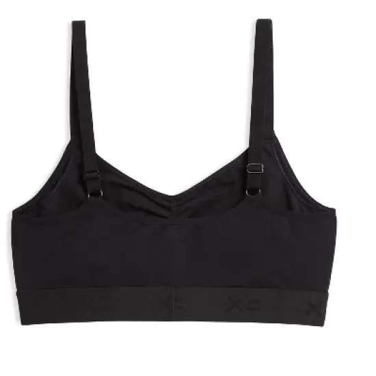 TomboyX V-Neck Bralette, Cotton Adjustable Straps image {3}