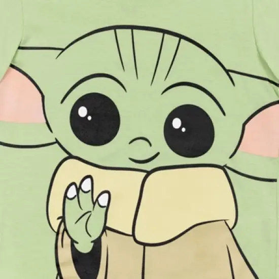 Star Wars The Mandalorian The Child Baby T-Shirt and French Terry Shorts Outfit Set Infant image {5}