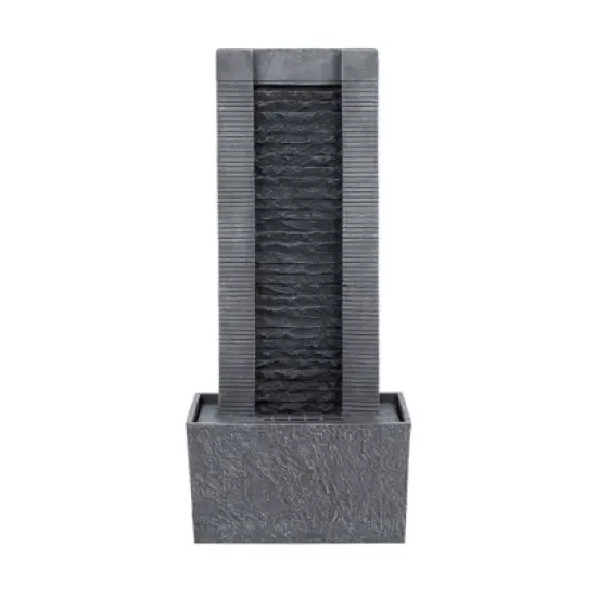 Teamson Home Demeter 29 inch Outdoor Water Fountain with LED Lights image {5}