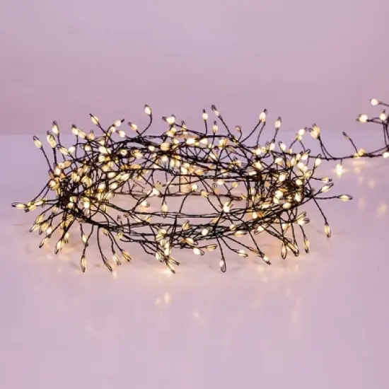 Kurt Adler 9.8-Foot 300-Light Warm White LED Fairy Light Cluster Garland image {3}