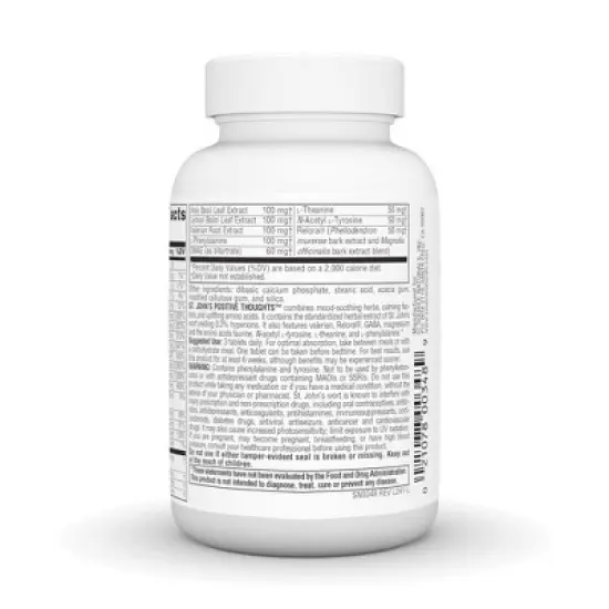 Positive Thoughts St. John's Wort Complex by Source Naturals, Inc.  -  45 Tablet image {2}