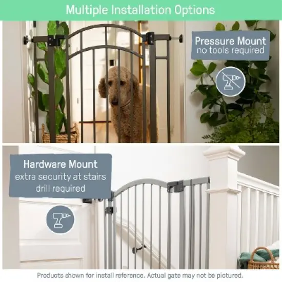 Summer by Ingenuity Extra Tall Decor Safety Gate - Black image {4}