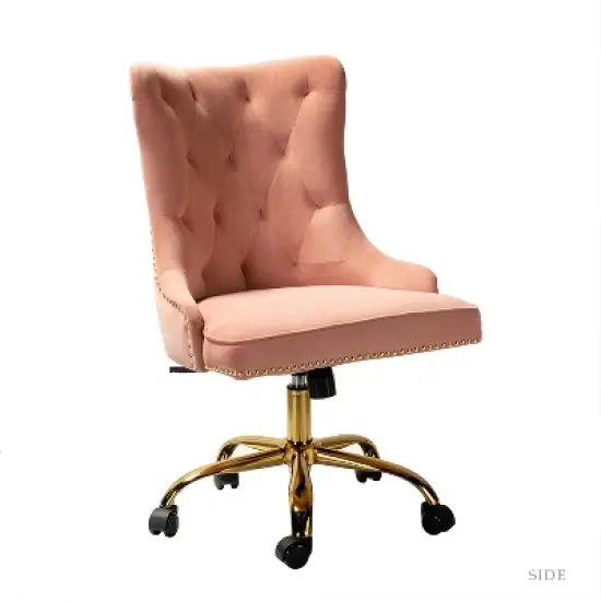 Lisa Computer Task Chair Swivel Height-adjustable Desk Chair with Tufted Back Mordern Office Chair | Karat Home image {2}