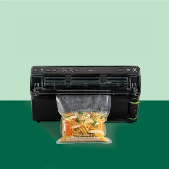 FoodSaver Elite All-in-One Liquid Plus Vacuum Sealer with Bags and Roll Black image {7}