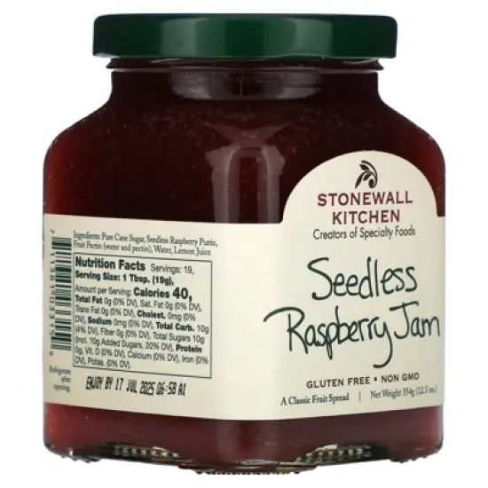 Stonewall Kitchen Seedless Raspberry Jam, 12.5 oz (354 g) image {3}