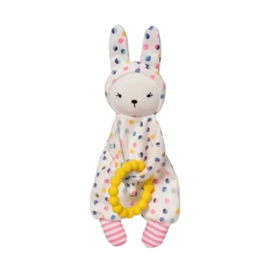 Manhattan Toy Cherry Blossom Days Baby Bunny Soothing Mini Blankie with Removable Silicone Teether image {6}