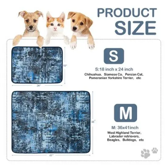 Racxily 2 Pack Washable Pee Pads for Dogs, Reusable Puppy Pads 36"x41" Super Absorbent Leakproof Dog Training Pads image {3}