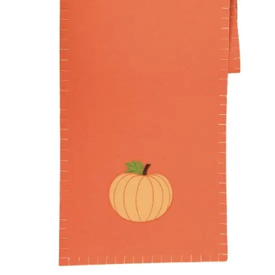C&F Home Felt Harvest Pumpkin Table Runner image {1}