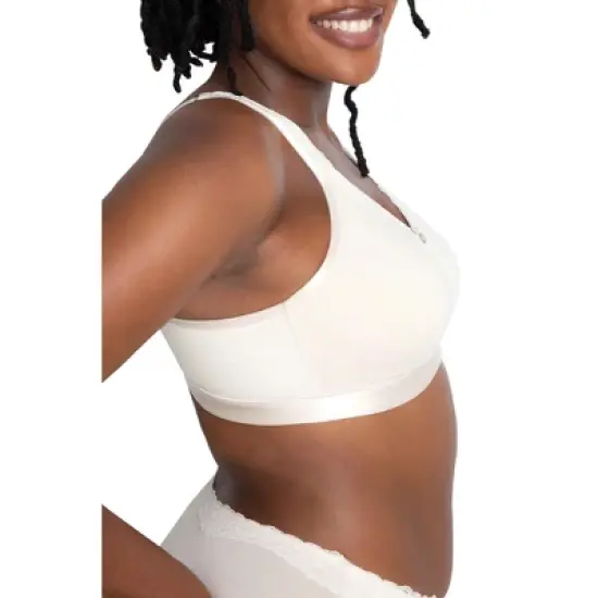 Curvy Couture  Women's Cotton Luxe Unlined Wireless Bra image {4}