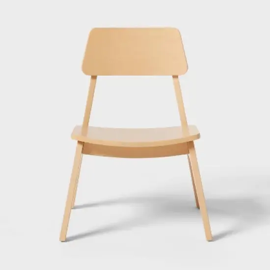 Natural Wood 2pc Kids' Activity Table and Chairs Set - Pillowfort&trade; image {2}