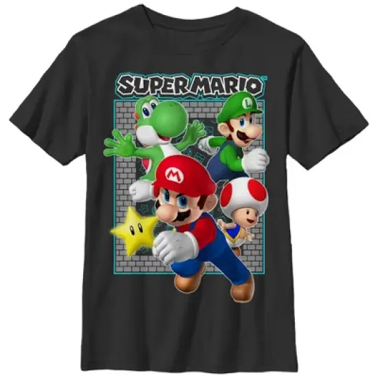 Boy's Nintendo Super Mario Brick T-Shirt image {3}