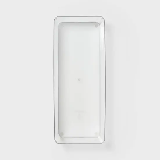 6"x15" Drawer Flatware Organizer - Brightroom&trade;: Clear PETG, In-Drawer Kitchen Storage, Contemporary Style image {2}