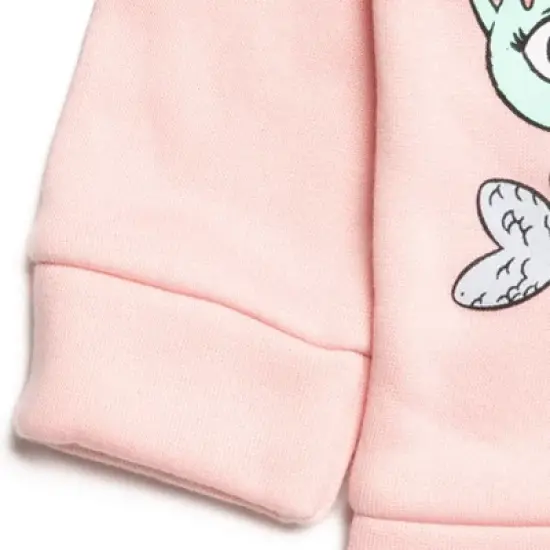 Dreamworks Gabby's Dollhouse Pandy Paws Cakey Cat MerCat Girls Pullover Sweatshirt & Leggings Outfit Toddler to Little Kid image {5}