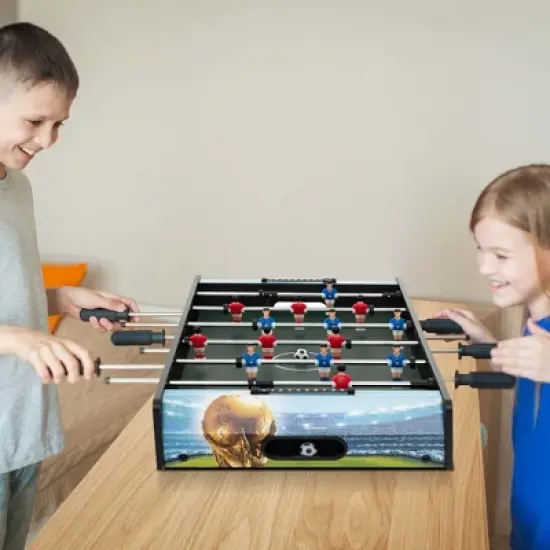 Costway 37 Inches Foosball Table with Removable Legs, 2 Balls and 2 Manual Scorers image {3}