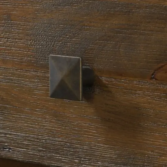 Stratford 3 Drawer Nightstand Rustic Brown - Finch image {2}