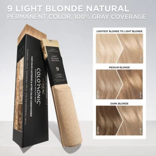 L'Oreal Paris Colorsonic Ammonia Free Permanent Hair Color Cartridge - Device Sold Separately image {3}