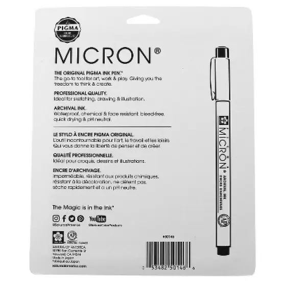 Sakura Pigma Micron Pens Black & Gray 10/Pack (SAK50146) image {1}