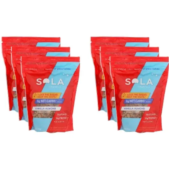 Sola Vanilla Almond Granola - Case of 6 - 11 oz image {2}