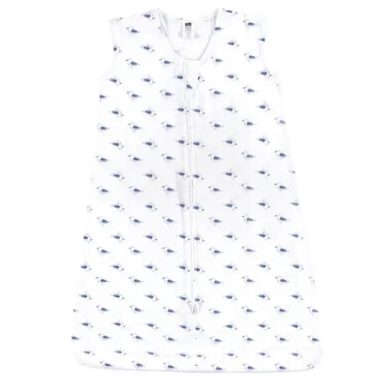 Hudson Baby Infant Boy Cotton Sleeveless Wearable Sleeping Bag, Sack, Blanket, Seagull image {2}
