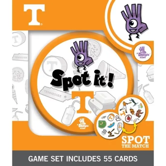 MasterPieces Officially Licensed NCAA Tennessee Volunteers Spot It Game for Kids and Adults image {1}