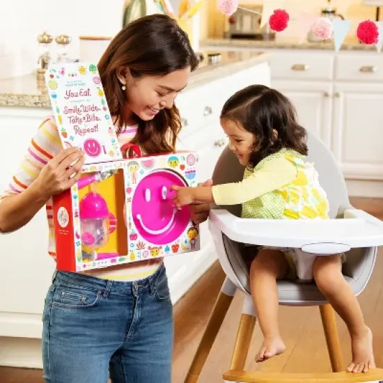 Munchkin Be Happy Toddler Dining Set - Pink - 4ct image {2}