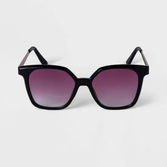 Women's Plastic and Metal Square Sunglasses - A New Day&trade; image {2}