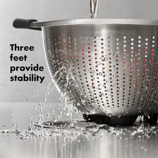 Good Grips Stainless Steel 5 qt./ 4.7 L Colander image {3}
