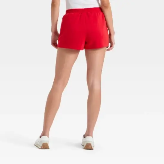Women's Cherry Graphic Shorts - Red image {1}