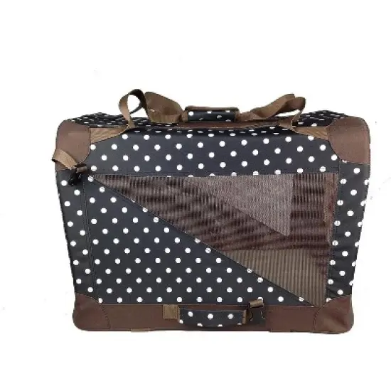 Pet Life Folding Zippered 360&deg; Vista View House Pet Crate image {1}