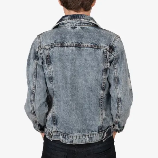 X RAY Boy's Cotton Denim Jacket image {1}