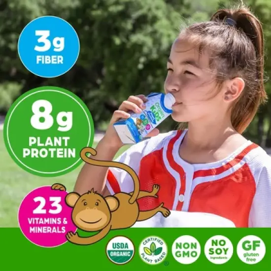 Orgain Kids' Plant Based Vanilla Protein Shake - 4pk/8.25 fl oz image {3}
