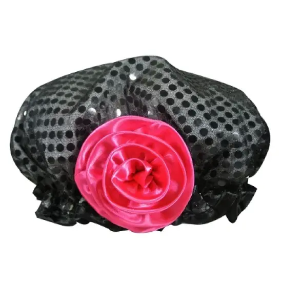 Wrapables Stylish Satin Shower Cap image {8}