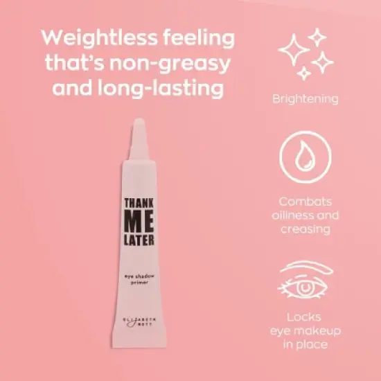 Elizabeth Mott Thank Me Later Eye Primer &ndash; Long-Lasting, Matte Eyeshadow Base for Oily Lids & Crease-Free Wear &ndash; Smudge-Proof & Lightweight, 10g image {3}