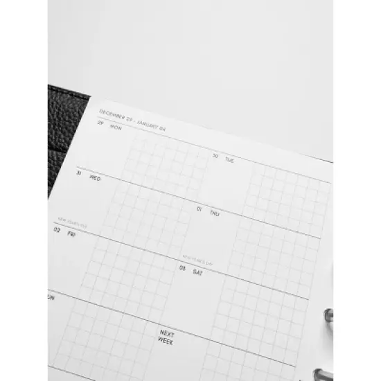 2026 Dated Weekly Admin Planner Insert | Monday Start | Cloth & Paper image {4}