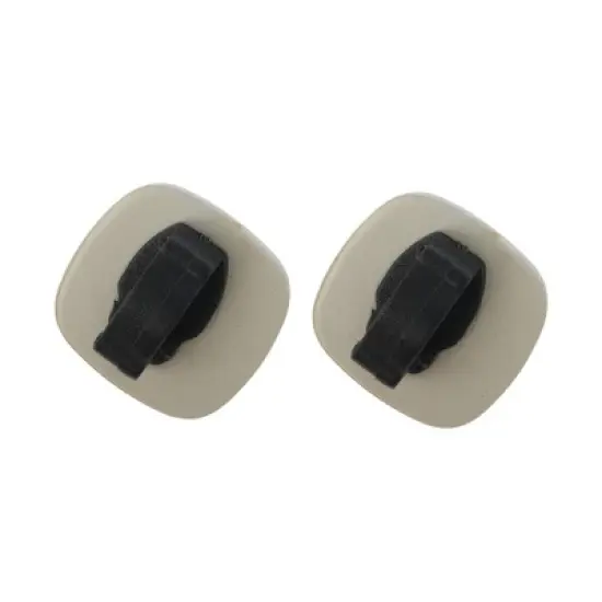 Unique Bargains Heart Shoelace Charms Silver Tone Gray 1 Pair image {3}