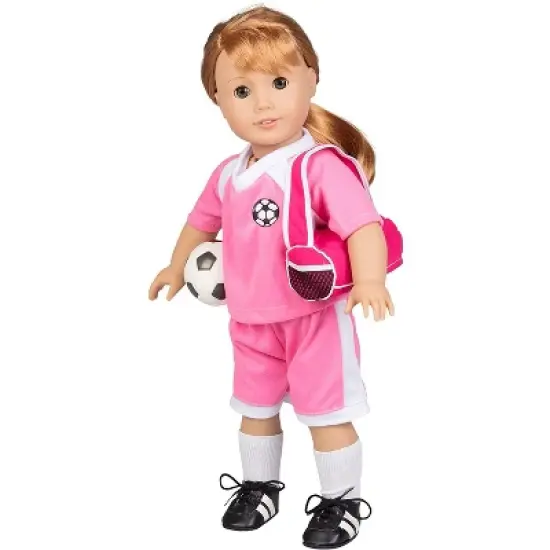 Dress Along Dolly Soccer Uniform Outfit for American Girl Doll image {3}