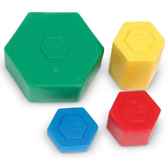 Learning Resources Weight Pax Custom Safe-T Weights, Set of 13 with Box image {2}