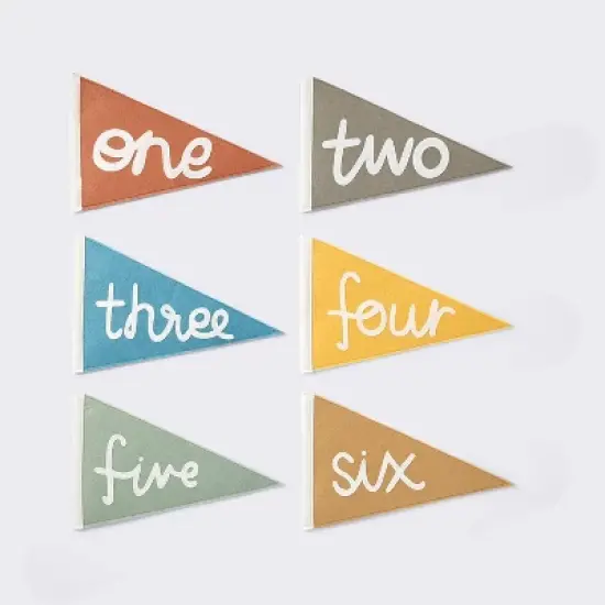 Milestone Felt Pennants - Multi Color - Cloud Island&trade; image {2}