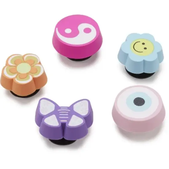 Crocs Jibbitz Nostalgia Girly Eraser Shoe Charms 5-Pack image {1}