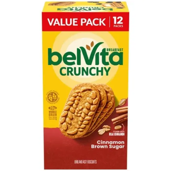 BelVita Cinnamon Brown Sugar Breakfast Biscuits Value Pack - 12.12oz/12pk image {14}