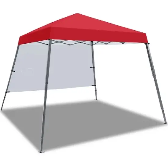 Yaheetech 10x10ft Pop-Up Canopy with Sun Shade Wall Backpack Bag for Camping image {11}