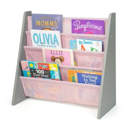 Kids' Bookshelf 4 Tier Book Organizer Seafoam - Humble Crew image {4}