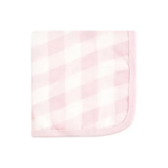 Hudson Baby Infant Girl Cotton Muslin Washcloths, Enchanted Forest, One Size image {3}