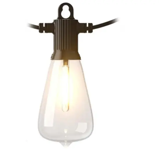 Itopfox 240FT Waterproof LED Outdoor String Lights, Shatterproof Vintage Lighting for Patio, Backyard, Porch, Gazebo, Warm White Dimmable Commercial image {9}