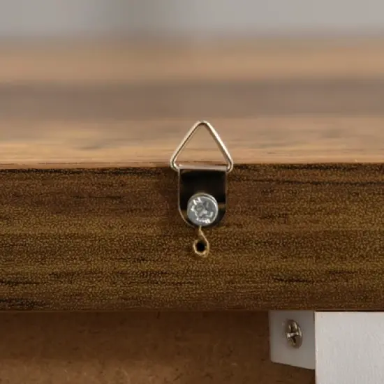 HOMCOM Rustic Farmhouse Accent Buffet Cabinet, Sideboard with Sliding Barn Door and Interior Shelves, White/Brown image {4}