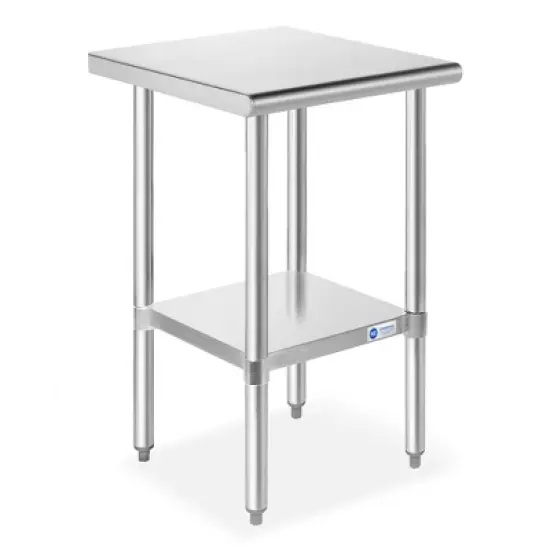 GRIDMANN Stainless Steel Tables with Undershelf, NSF Commercial Kitchen Work & Prep Tables for Restaurant and Home image {17}