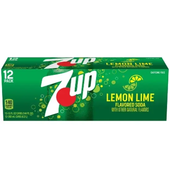 7UP Lemon Lime Soda - 12pk/12 fl oz Cans image {8}