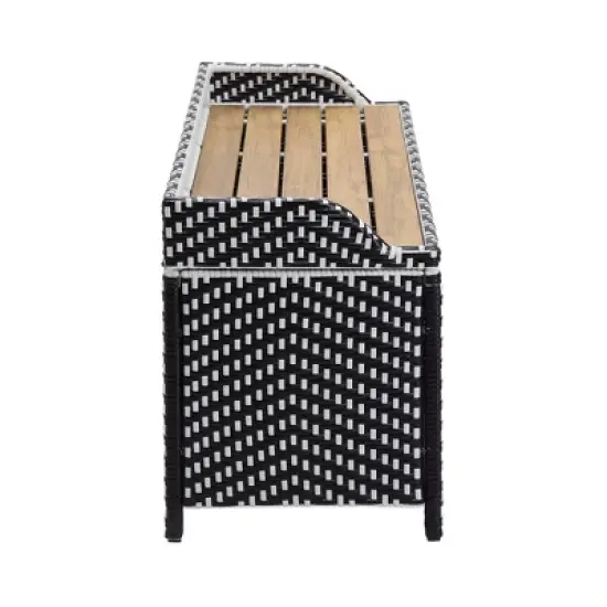 2pc Maksville Aluminum Patio Loveseat & Storage Bench - miBasics
 image {9}