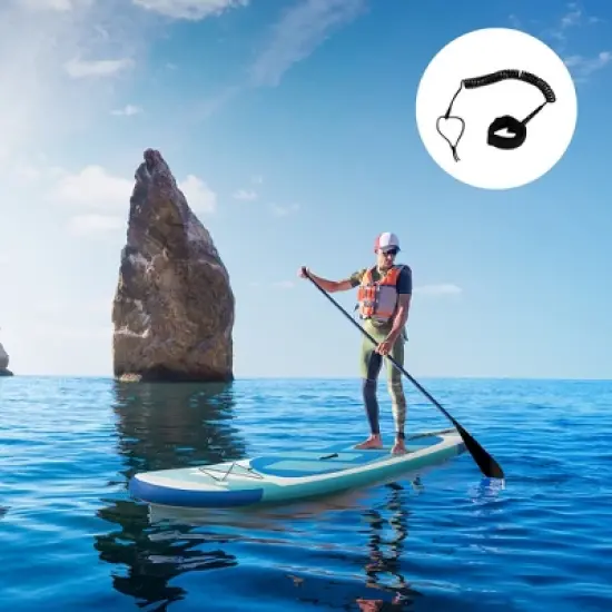 Costway 11ft Inflatable Stand Up Paddle Board 6'' Thick W/ Aluminum Paddle Leash Backpack image {5}