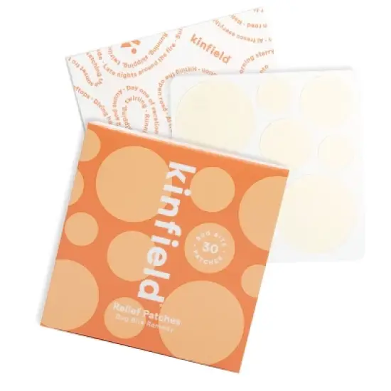 Kinfield Water-Resistant Instant Bug Bite Relief Anti-Itch Treatment Clear Patches image {5}